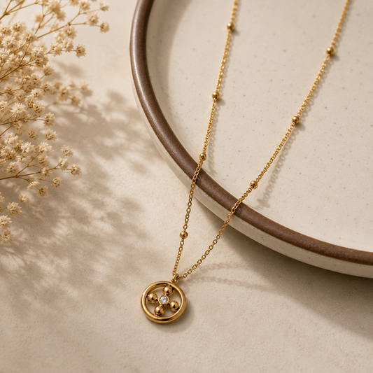 Starlight Circle Necklace
