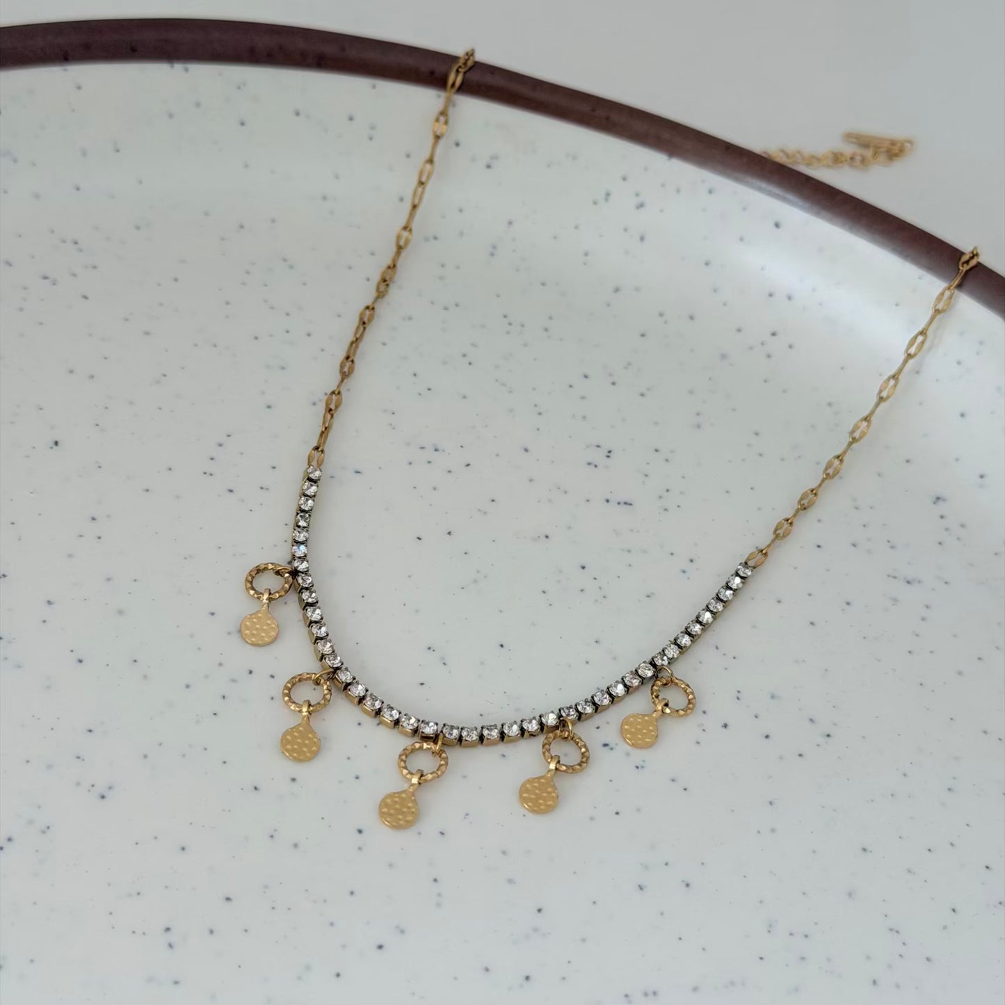 Luna drop necklace