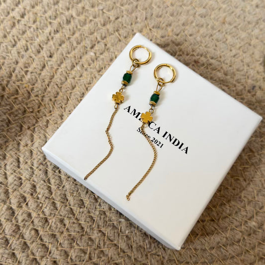 Classic long earrings