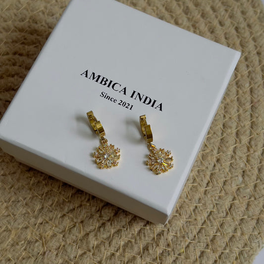 Snowflake earrings