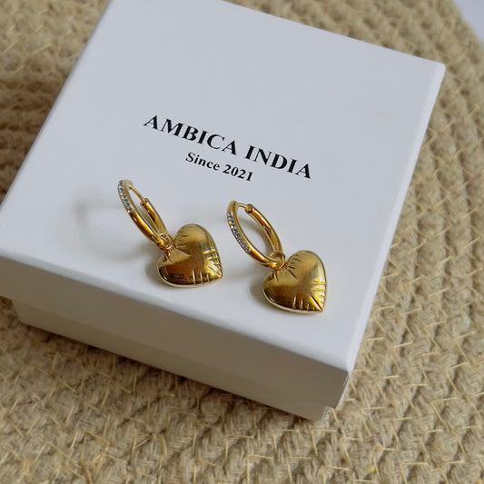 Heart earrings