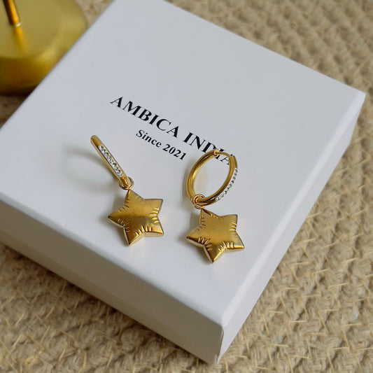 Star earrings