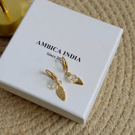 Leafy earrings