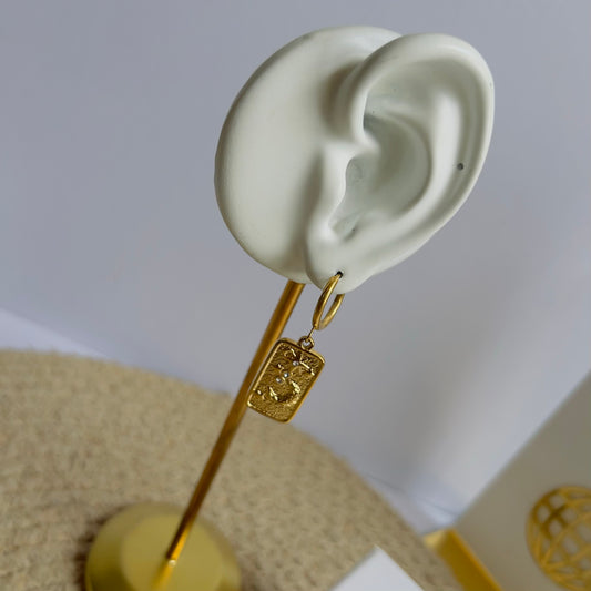 Moon star earrings