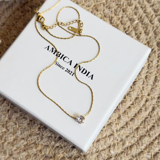 Solitaire Grace Necklace