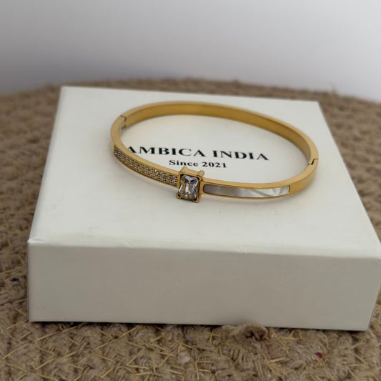 Square crystal bracelet