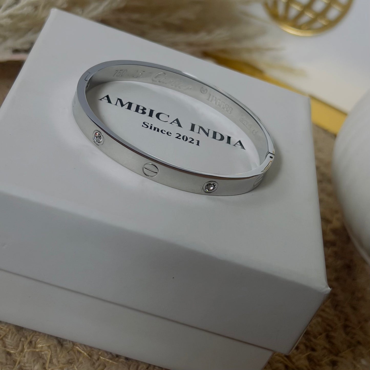 Love Bracelet size: 2.2 silver plated