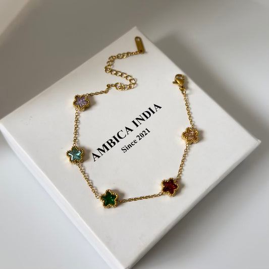 Star multicolour bracelet