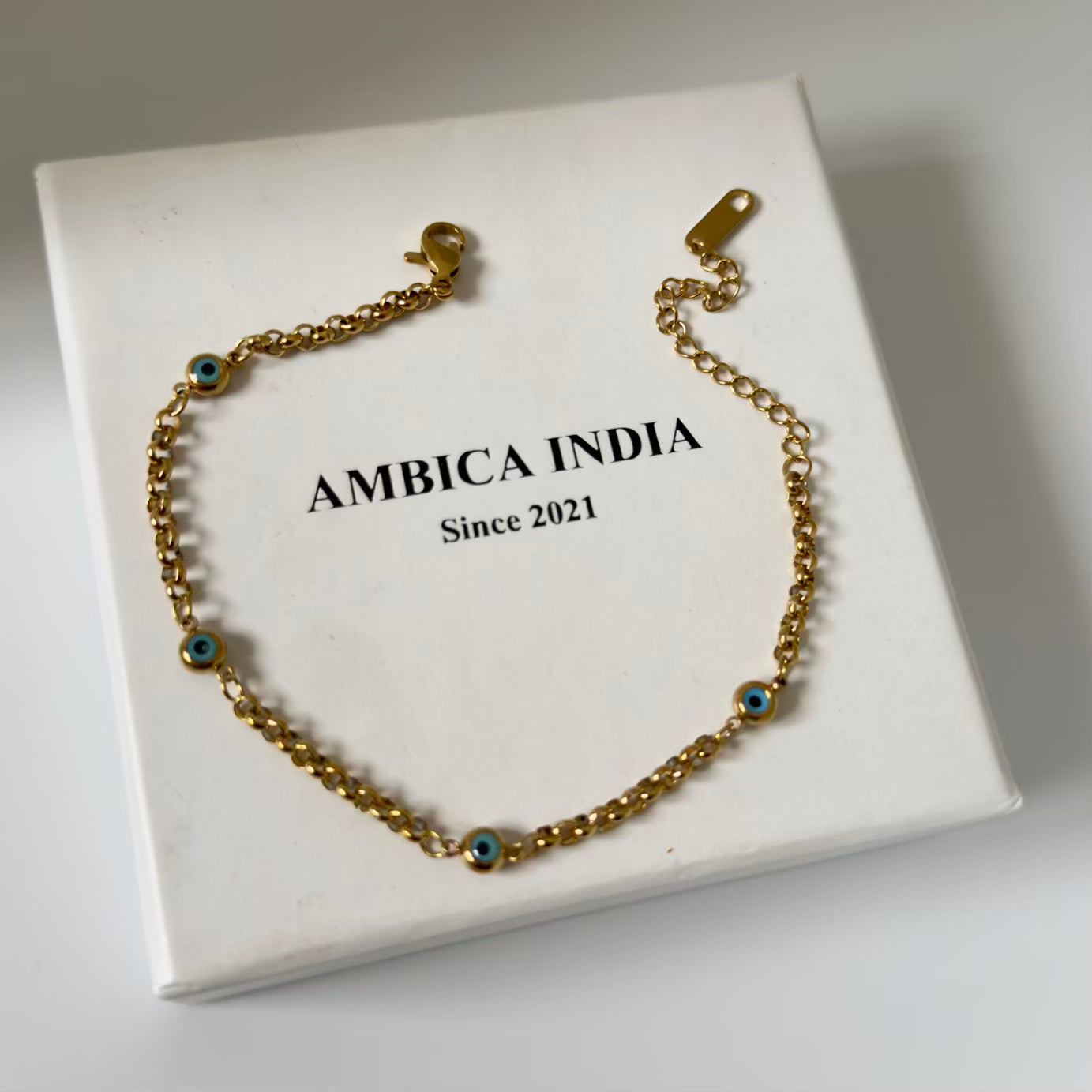 Evil eye bracelet
