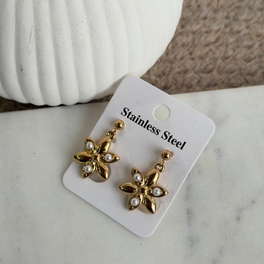 Flower earrings