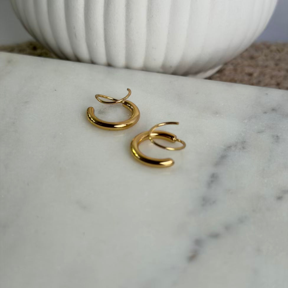 Sasha plain earrings