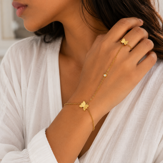 Butterfly hand chain