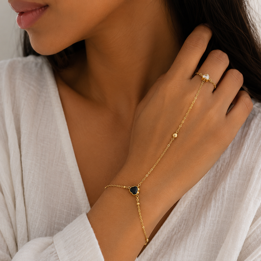 Love crystal hand chain