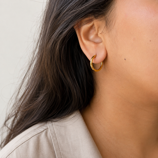 Round bold hoops