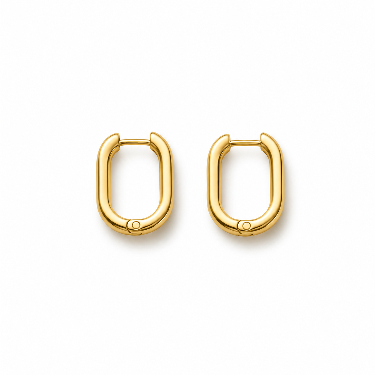 Oval Link Hoops