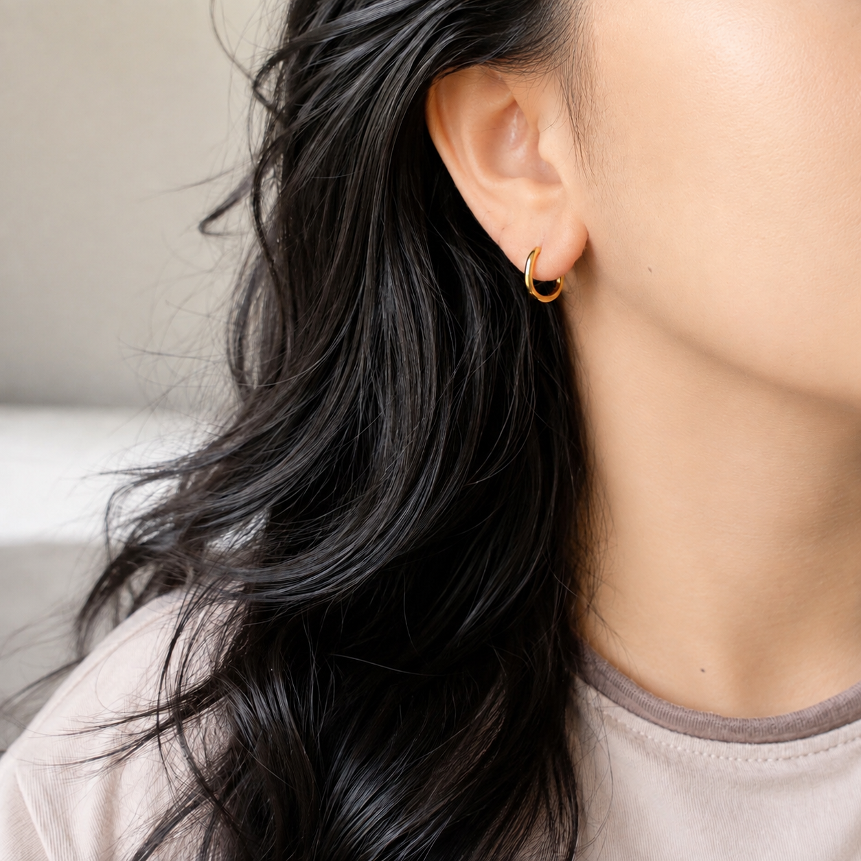 Mini Luxe Hoops