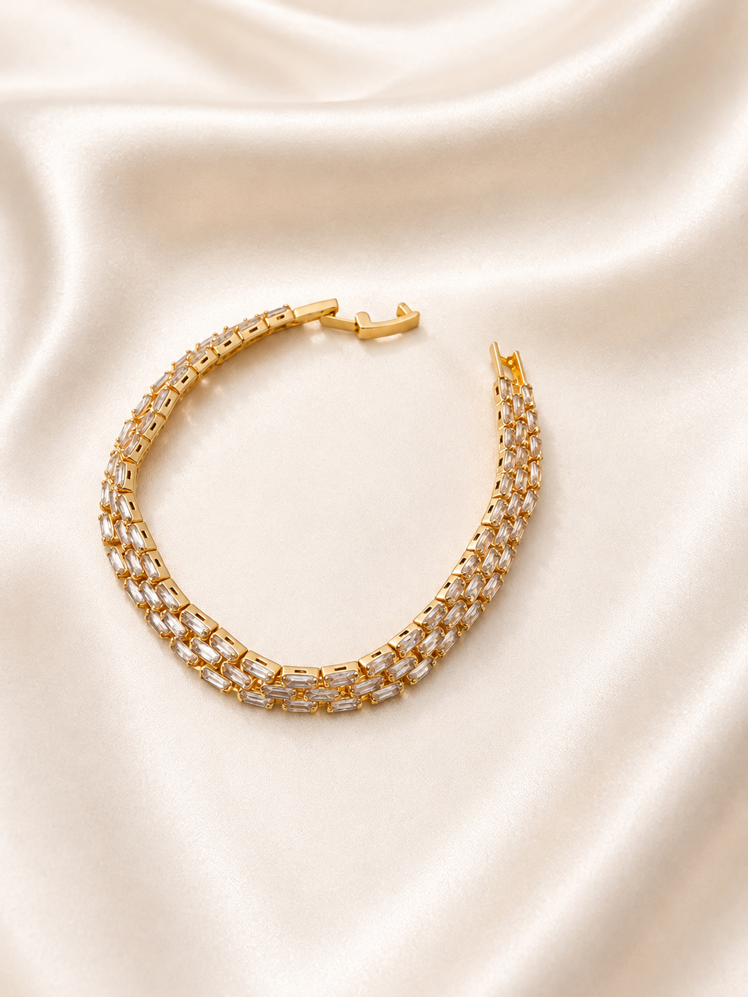 Vintage Gold Tennis Bracelet