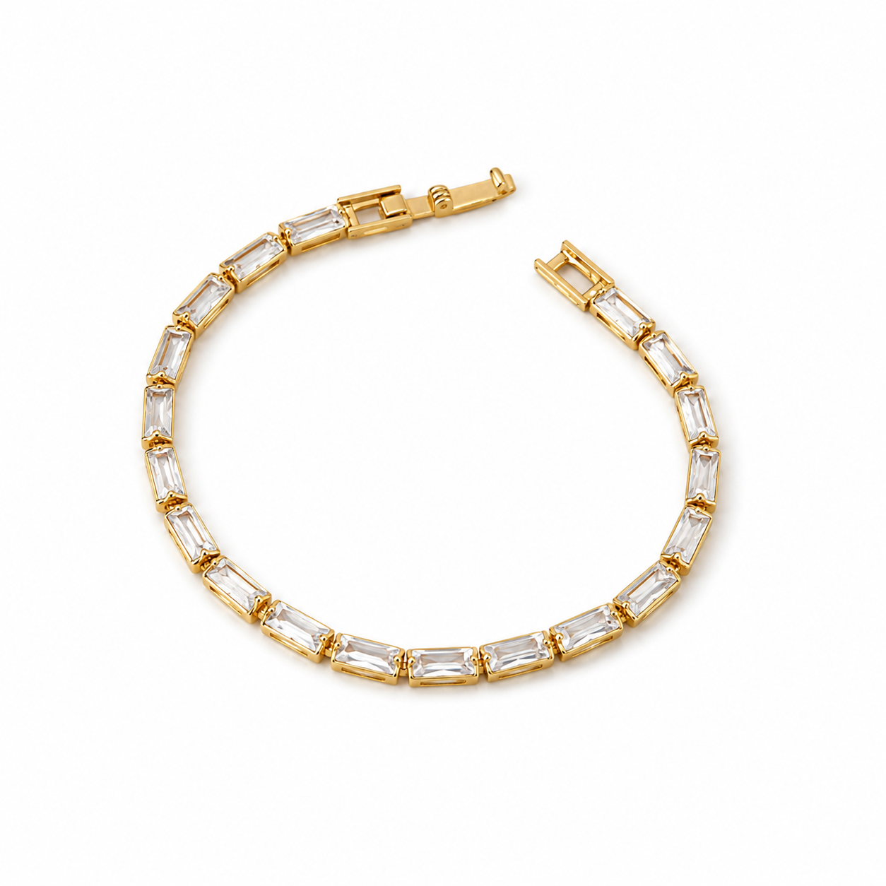Elara Gold Tennis Bracelet