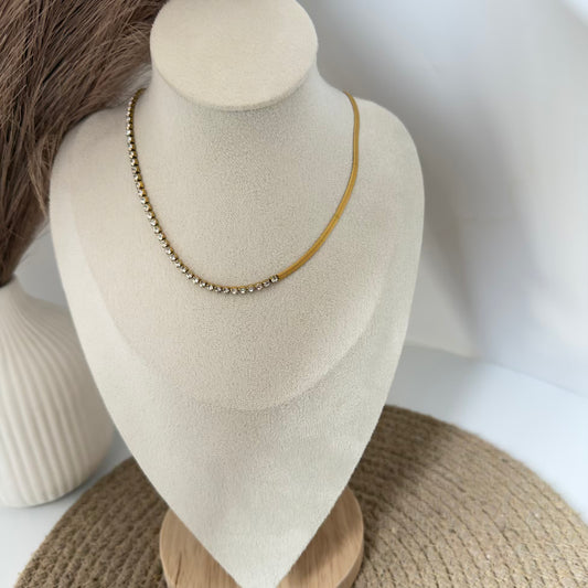 Tennis Luxe Snake Chain