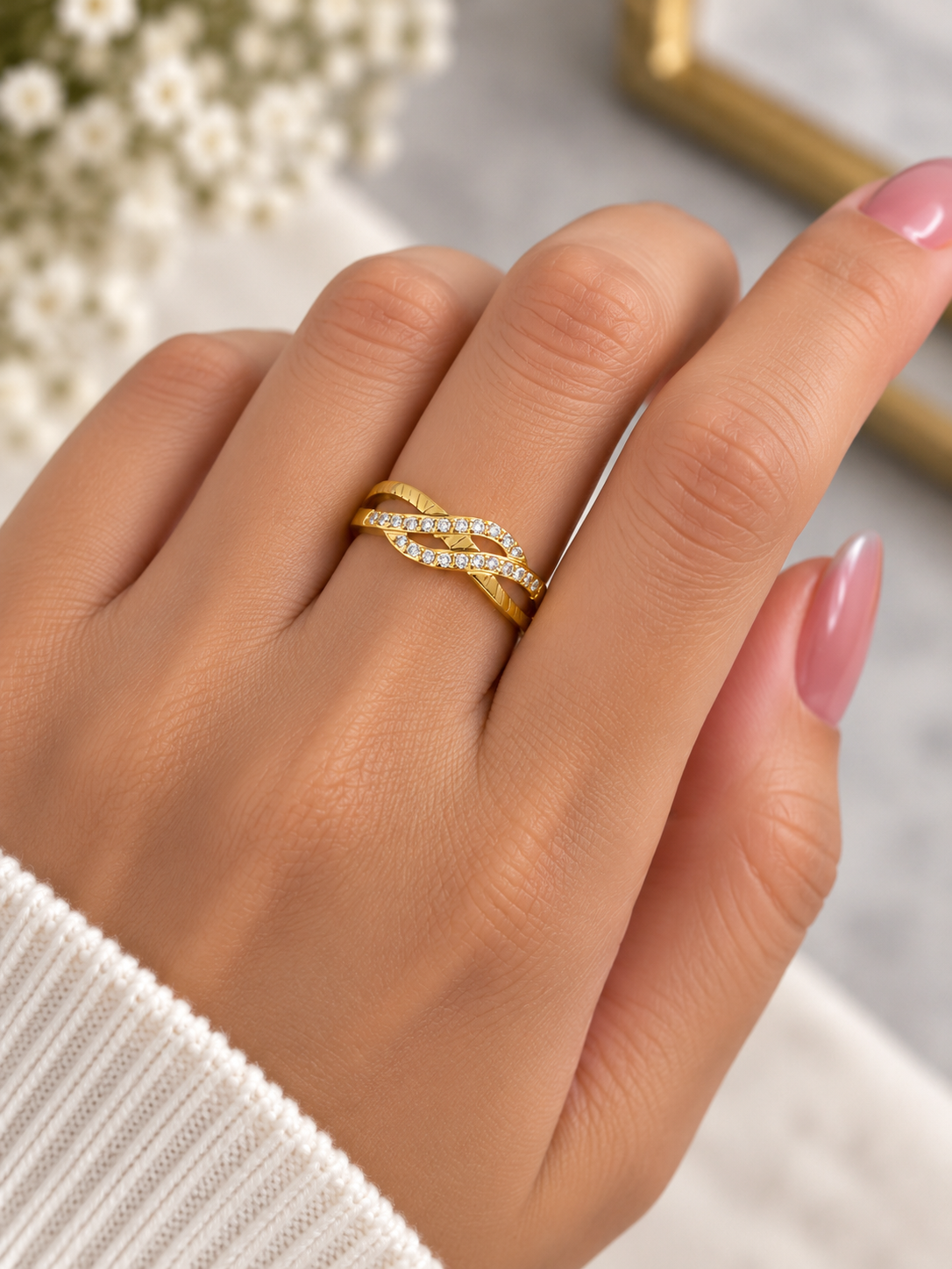 Infinity Wave Ring