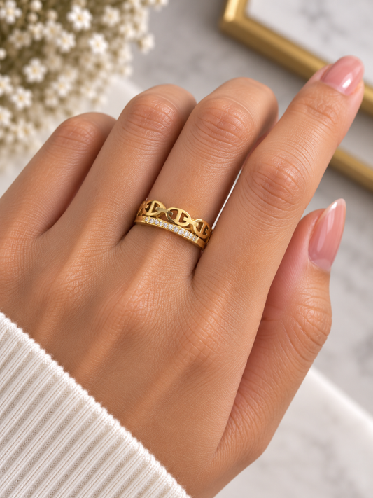 Luna Link Duo Ring