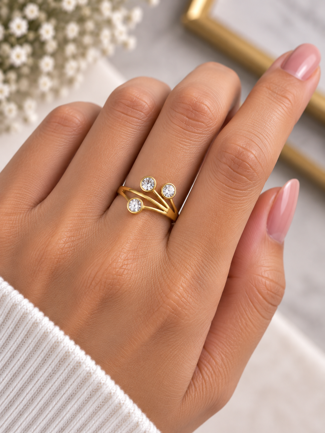 Celeste Trio Ring