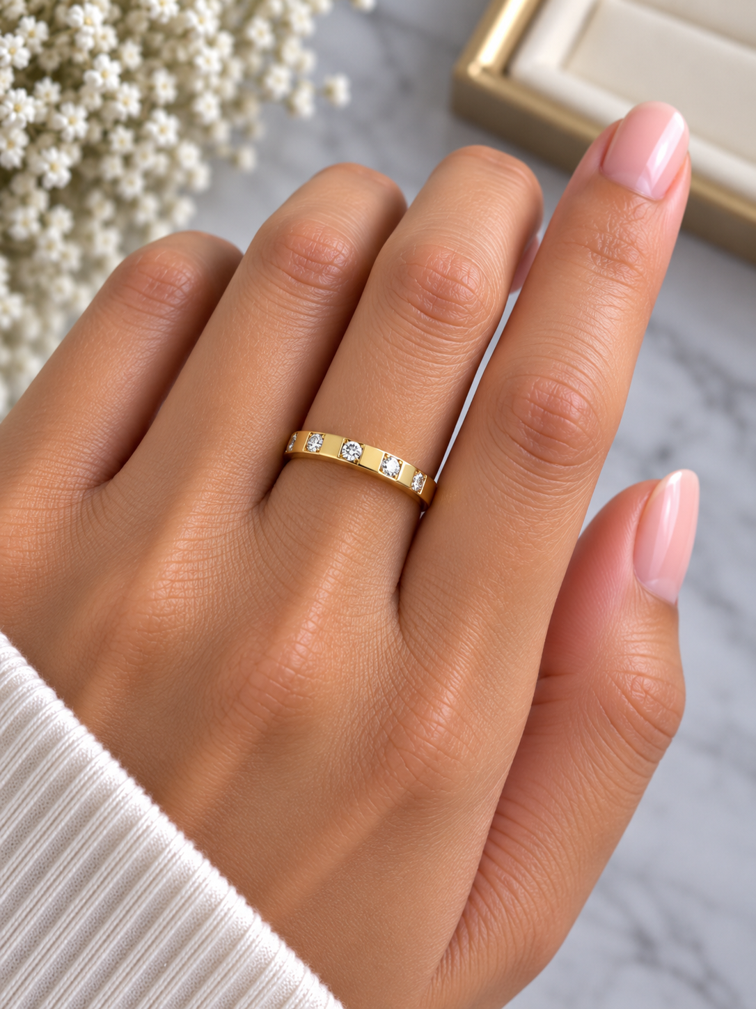 Crystal ring