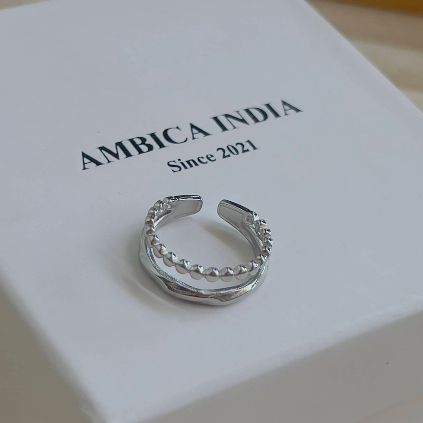 Dainty ring Adjustable