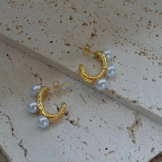 Pearl hoops