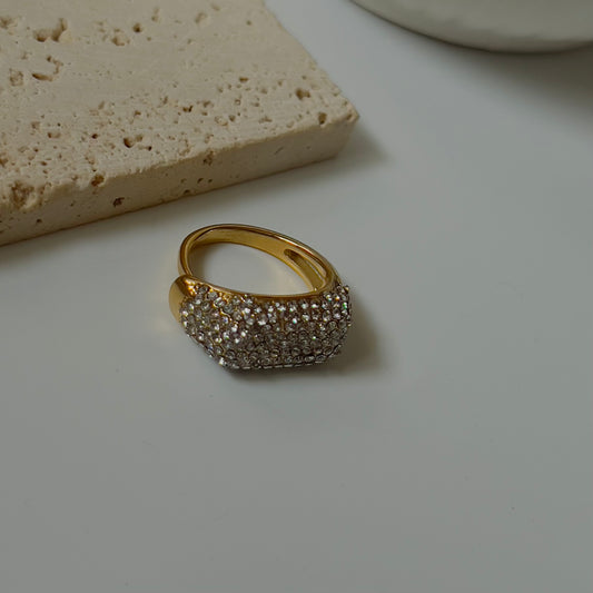 Studded bold ring