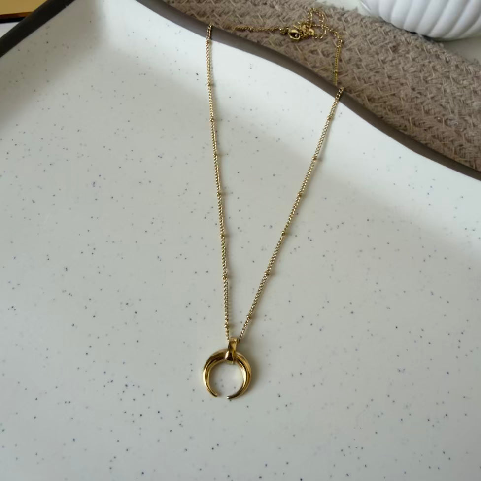 Half moon necklace