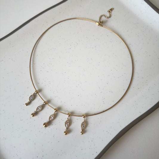 Celeste Dangle Spark Choker