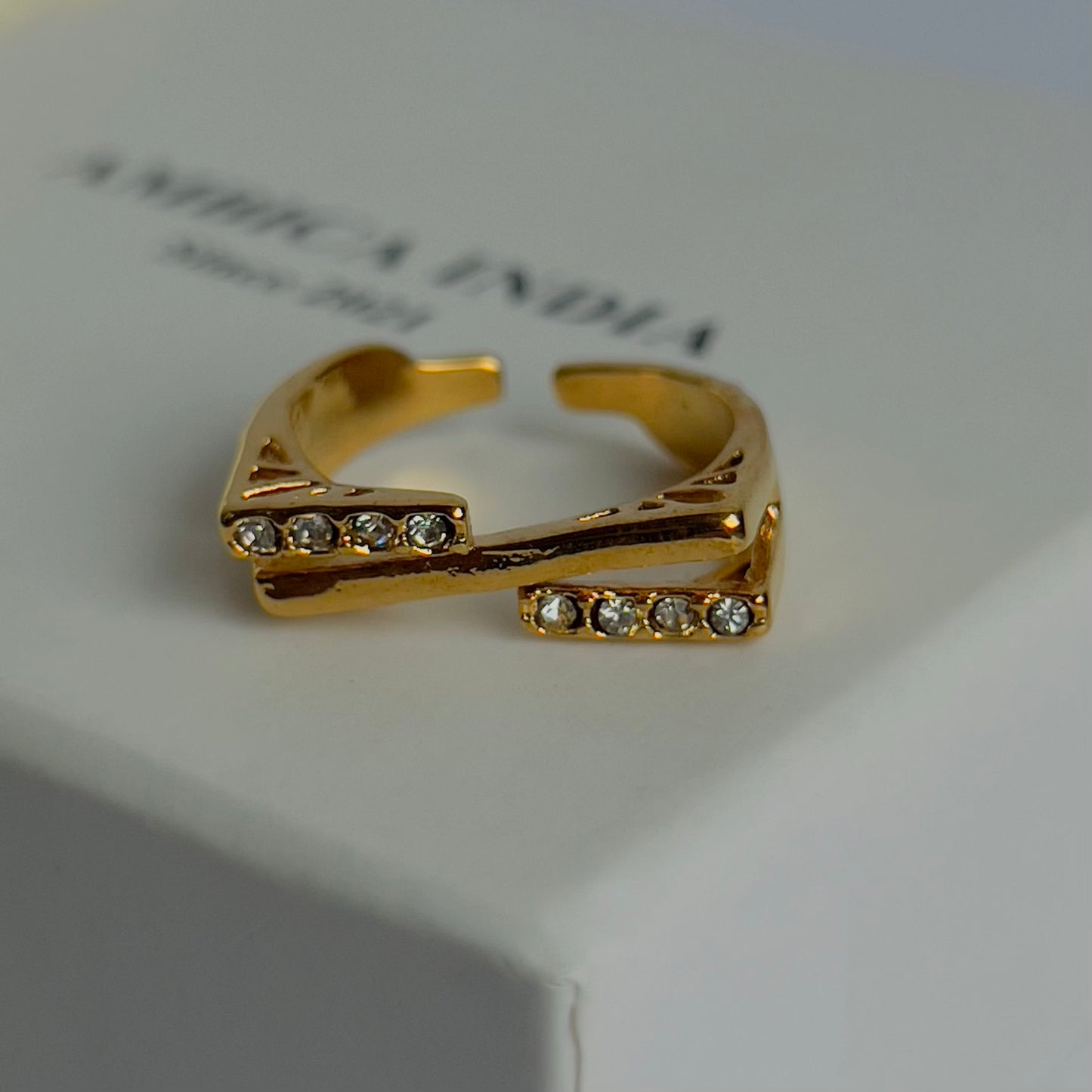 Cross ring size-8