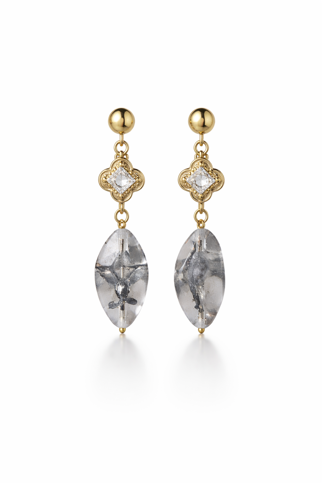 Royal Spark Drop Earrings
