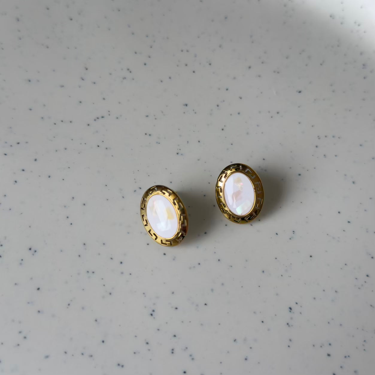 Pearl Halo Studs