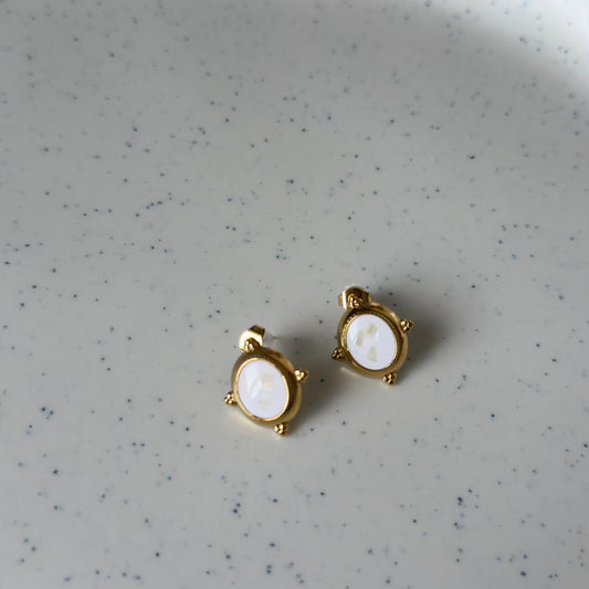 Ivory Glow Studs