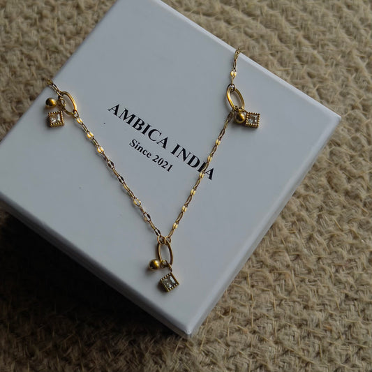 White Crystal necklace