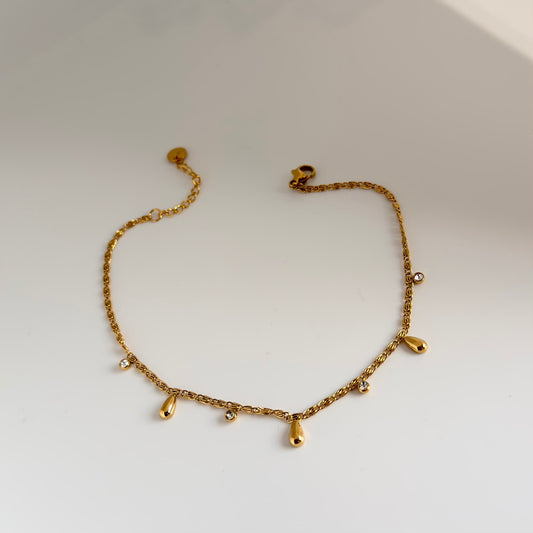 Drop anklet
