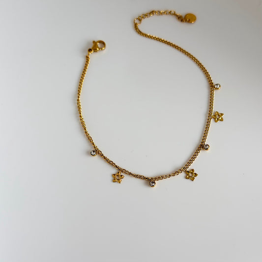 Flower anklet