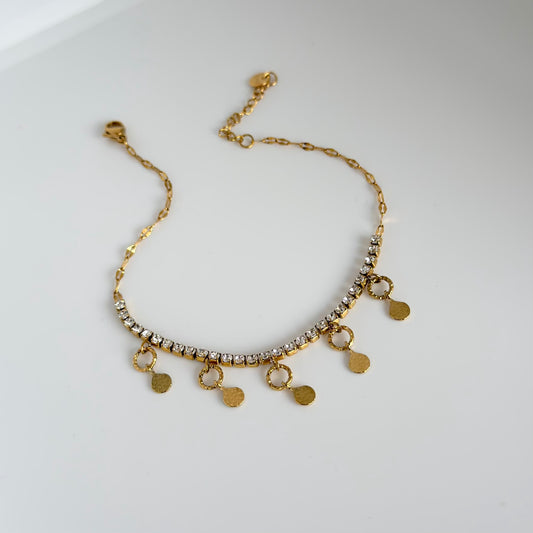 Sparkle Drop Anklet