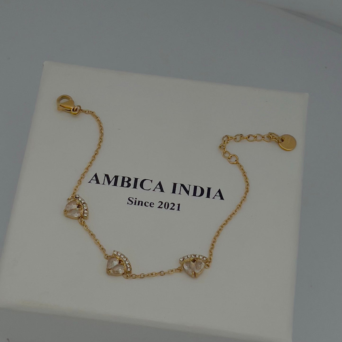 White Crystal bracelet