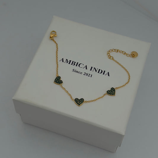 Green Crystal bracelet