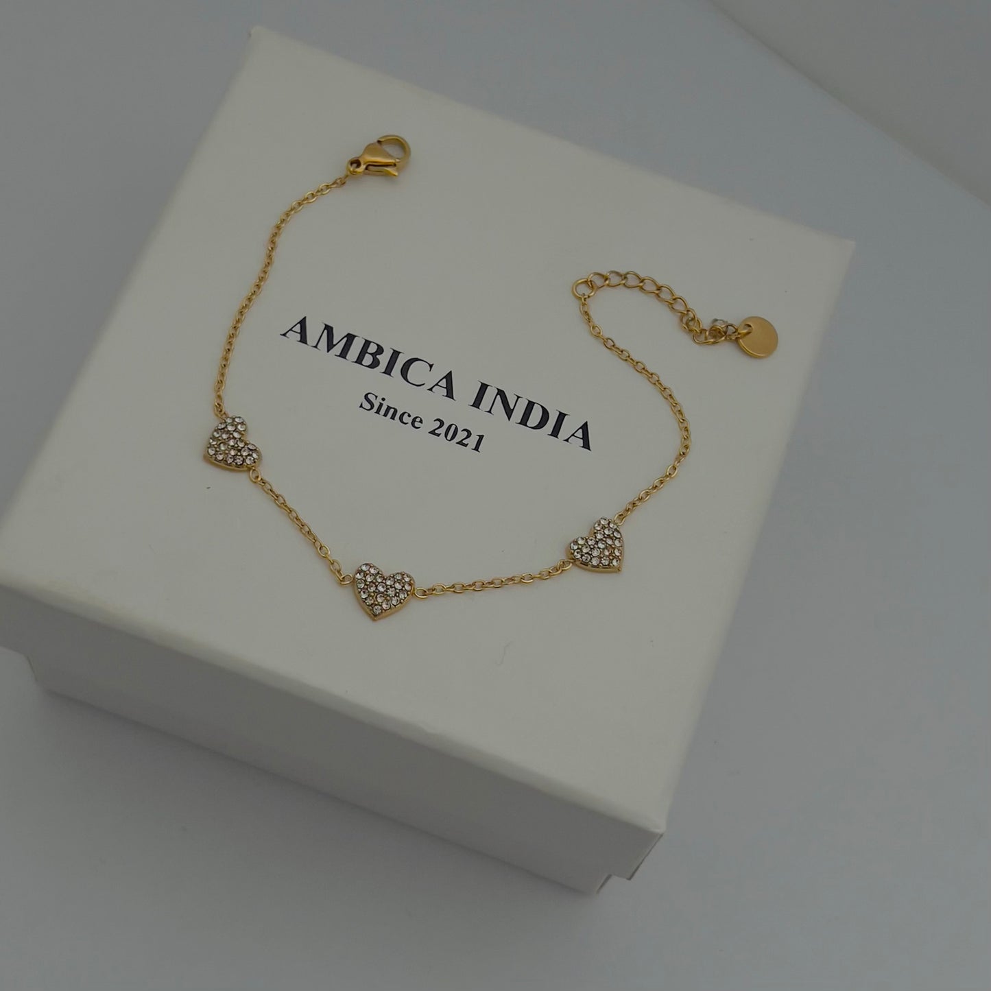 White Crystal bracelet