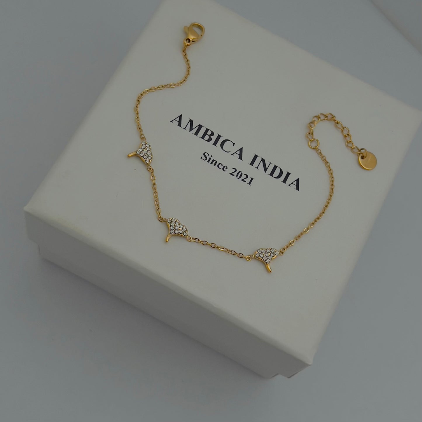 White Crystal bracelet