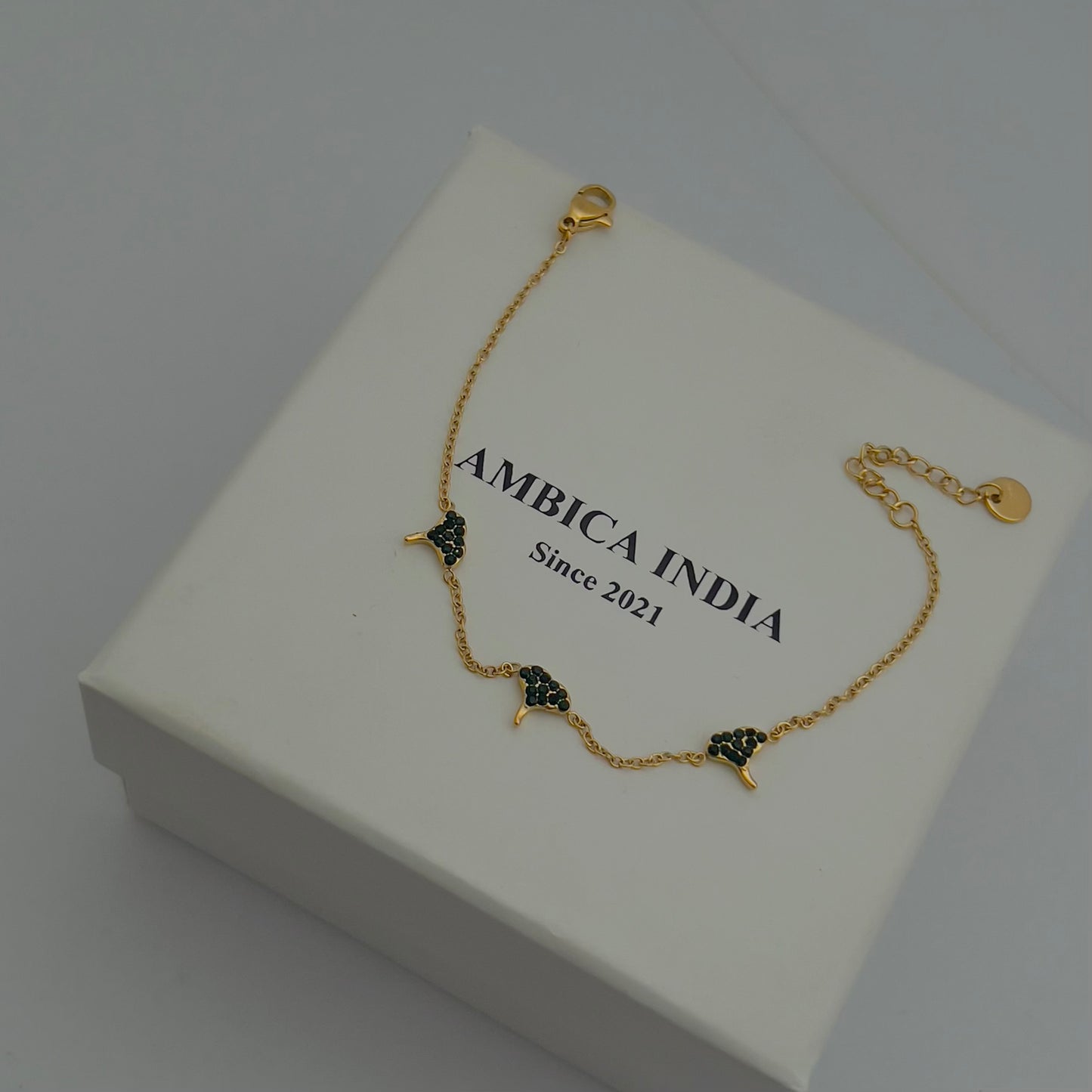 Green Crystal bracelet