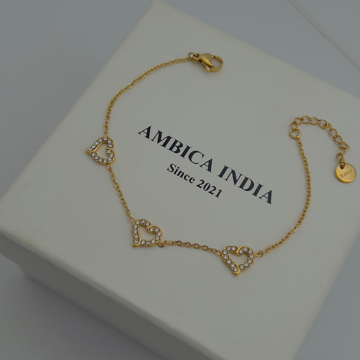 White Crystal bracelet
