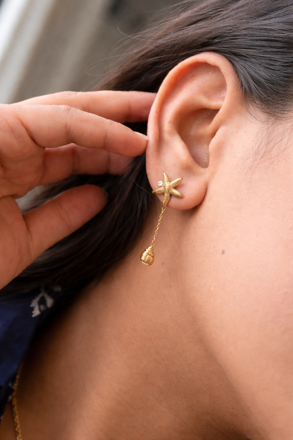 Starfish earrings