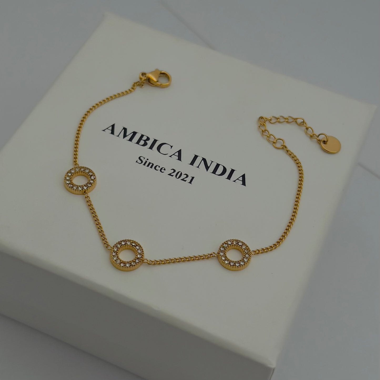 White Crystal bracelet
