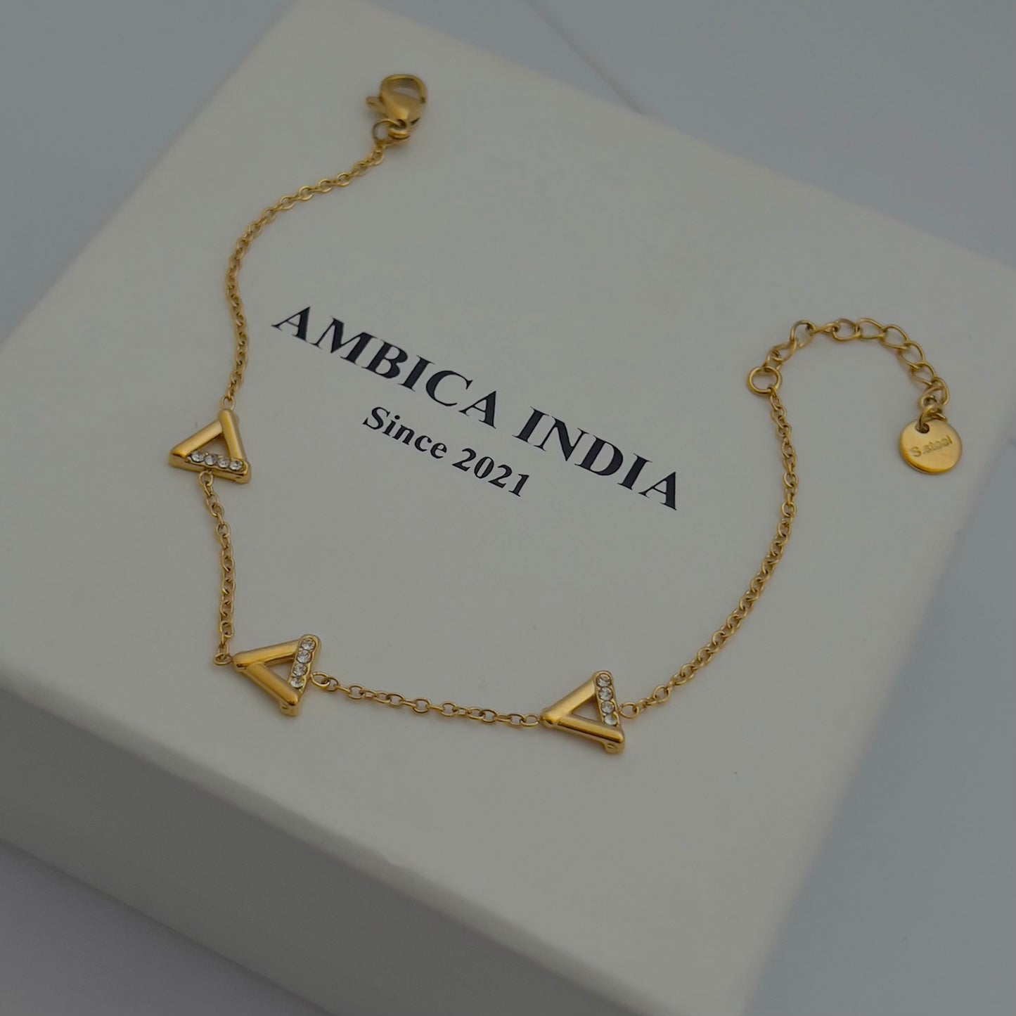 White Crystal bracelet