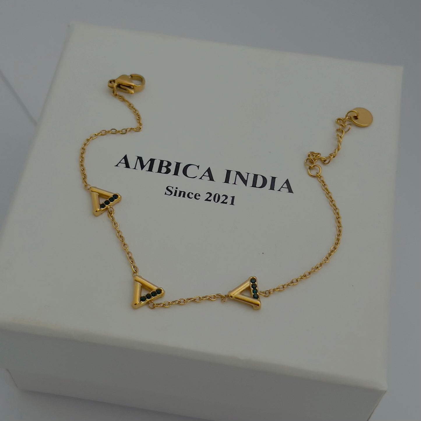 Green Crystal bracelet
